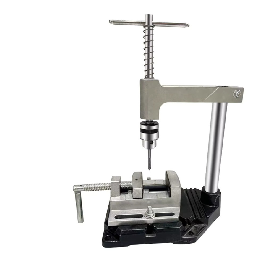 Vibratite Manuelle vertikale Gewindeschneidmaschine in Silber mit verstellbarem Schraubenschlüssel - Bild 1