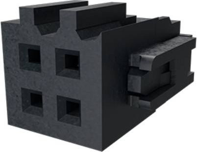 Amphenol 71600-060LF Pfosten-Steckverbinder in Schwarz - Bild 1