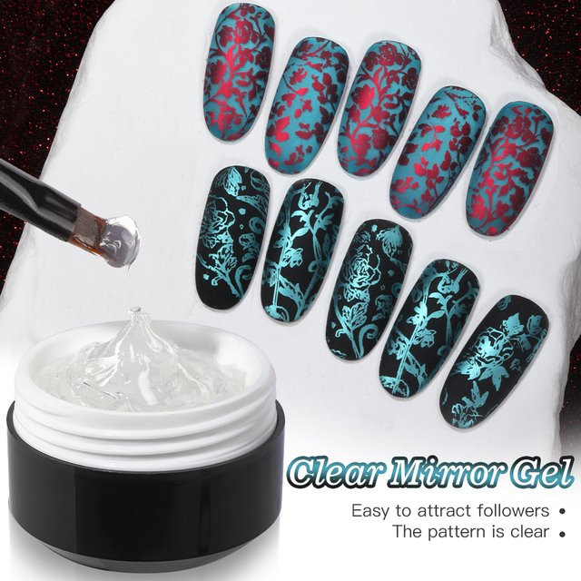 AS Magic Stamping Top Coat No Wipe Clear, 15 ml, Glänzend - Bild 1