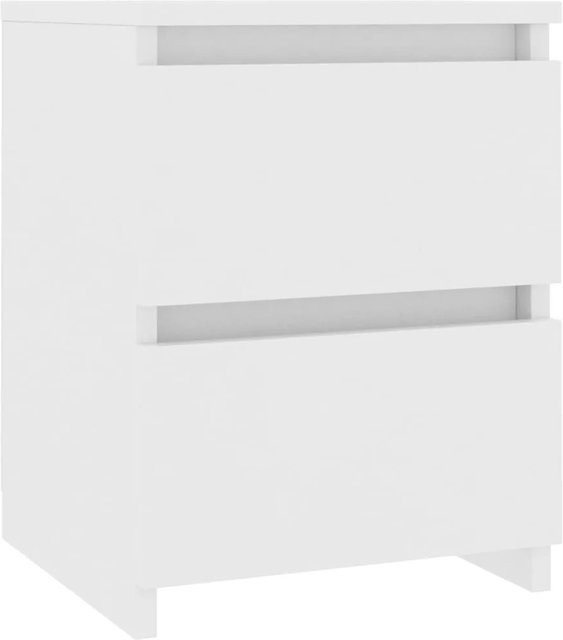 vidaXL Nachttisch aus Holzwerkstoff in Weiß, B/T/H: 30 x 30 x 40 cm - Bild 1