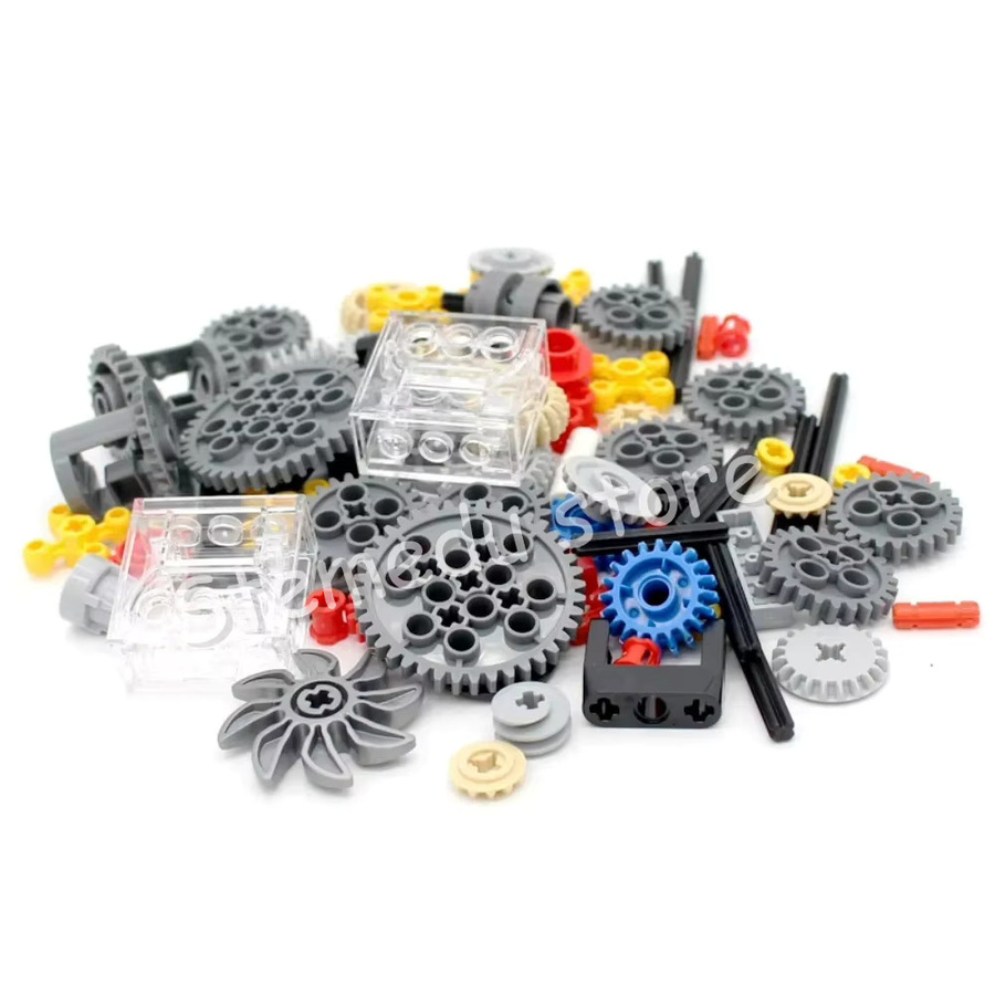 stemedu MOC-Getriebeset mit variabler Geschwindigkeit, technischer Bausatz, 117-teiliges Set - Bild 4