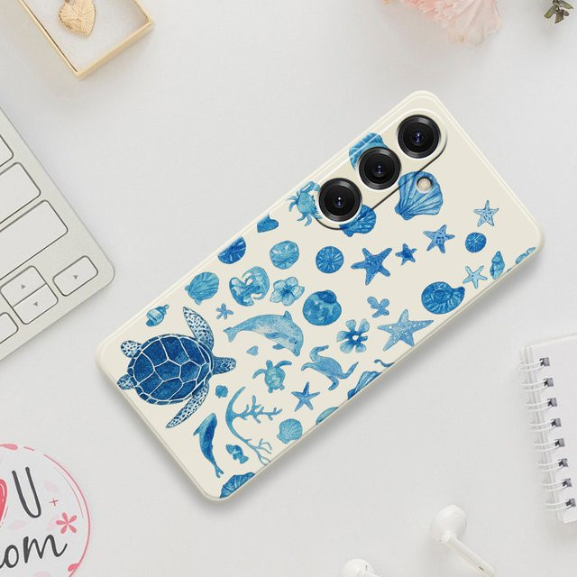 SoftCover Handy-Schutzhülle mit Ozeanmotiv für Samsung Galaxy S25 S24 S23 S22 S21 S20 Ultra Plus S20 FE S21 FE S23 FE S24 FE S10 Plus in Multicolour - Bild 1