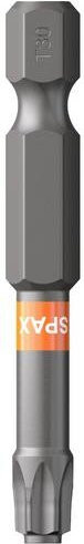 Spax TX-Bit T-STAR plus TX 30 mit 1/4 Zoll (6,3 mm) Antrieb und 50 mm Länge in Orange und Grau - Bild 1