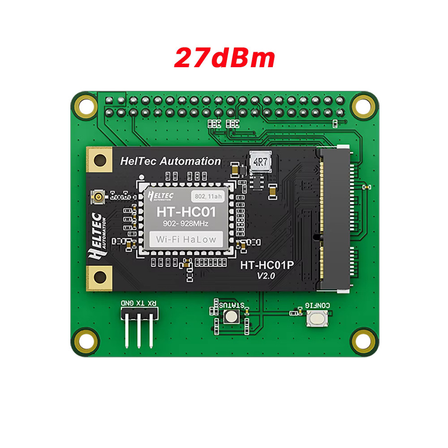 Heltec WiFi HaLow Modul HT-HC01P V2 mit Mini PCIe Schnittstelle für Raspberry Pi HAT, IEEE 802.11ah, 863–928MHz für Smart Home und City Anwendungen - Bild 1