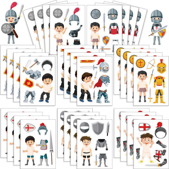 GOGOTU Ritter Puzzle, 16-teiliges Set, Bunt / Mehrfarbig - Bild 1