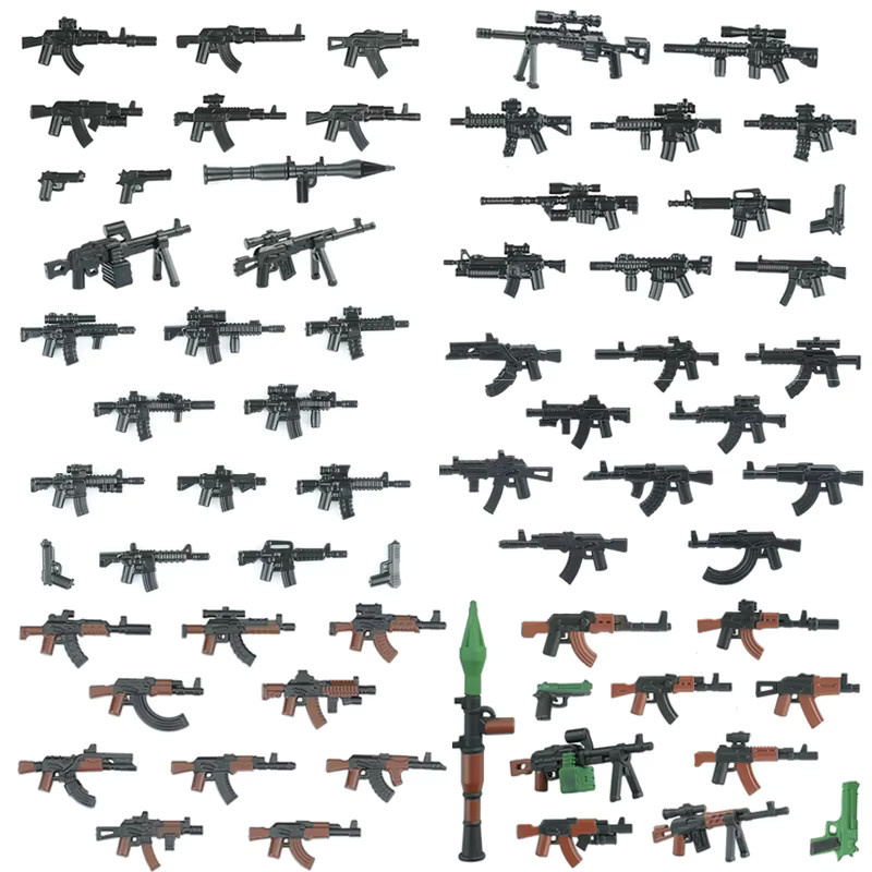 Brangdy Bausteine Set Spezialeinheiten und Armee Figuren mit Militärwaffen Zubehör in Mehrfarbig - Bild 2
