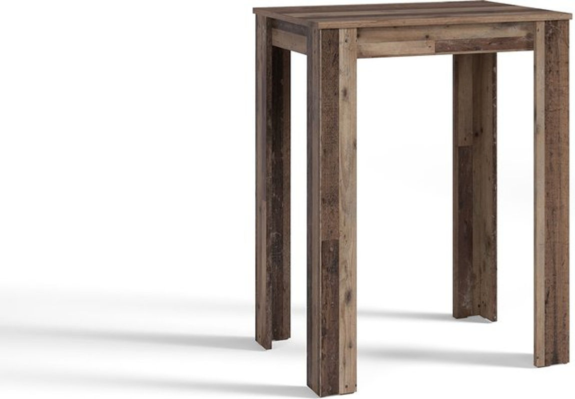 byLIVING Bartisch NELE Industrial Design in Eiche Old Wood, B/H/T: 80 x 104 x 60 cm - Bild 5