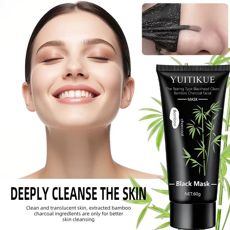 YUITIKUE Bambuskohle Maske, Gesicht, für fettige Haut, Unisex - Bild 5
