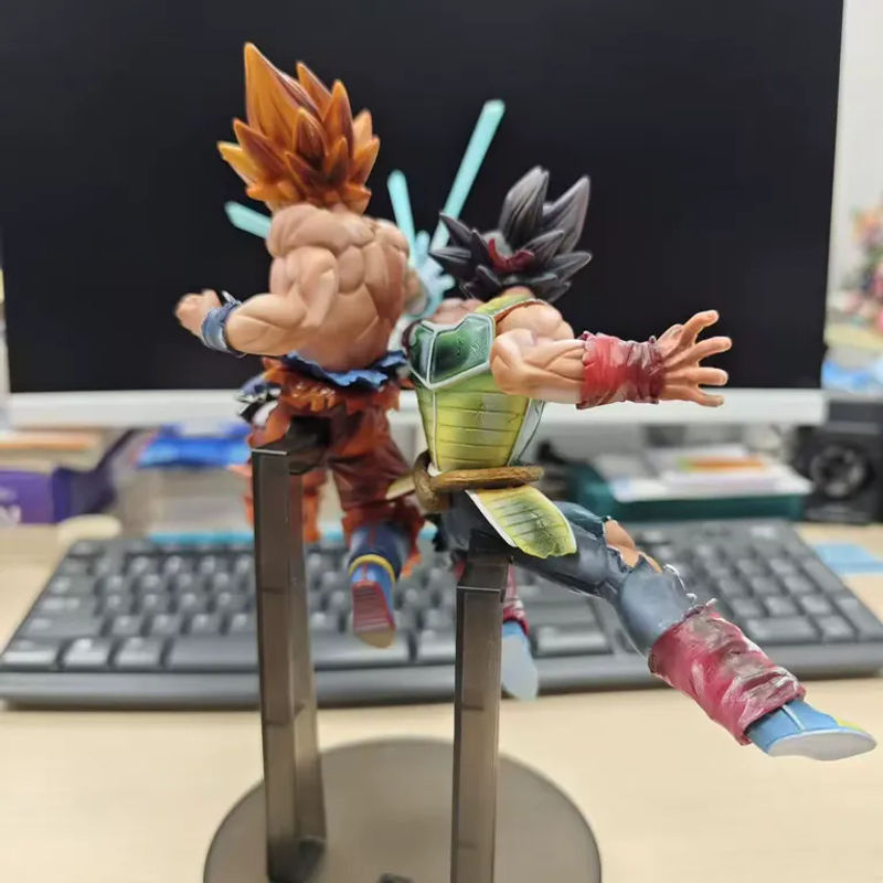 Bandai Dragon Ball Actionfiguren Bardock und Goku Modell-Statue, mehrfarbig, Höhe: 27 cm - Bild 5