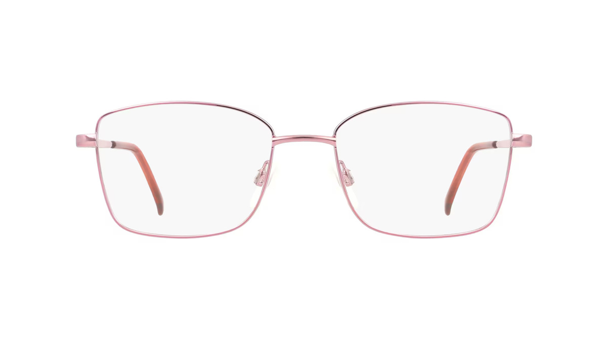 Fielmann MC 640 FA JENNIFER Korrektionsbrille, Vollrand, Quadratisch, Edelstahl, pink, Damen - Bild 1