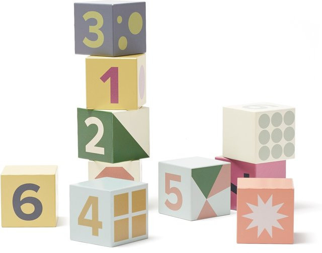 Kids Concept Edvin Holzklötze, 10-teiliges Set, ab 1 Jahr - Bild 1