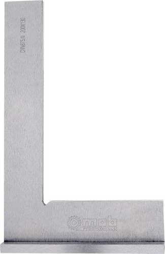 Peddinghaus Anschlagwinkel quadratisch aus Edelstahl in Silber B/T/H: 18,0 x 30,0 x 30,0 cm - Bild 1
