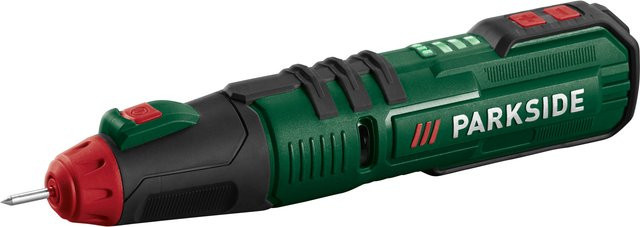 Parkside 4V Akku-Heißklebepistole PHPA 4 in Grün mit 7mm Klebestab-Durchmesser - Bild 1