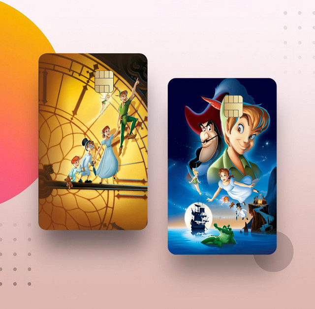 Peter Pan Anime Aufkleber Skin für Debit- und Kreditkarten in Multicolour - Bild 1