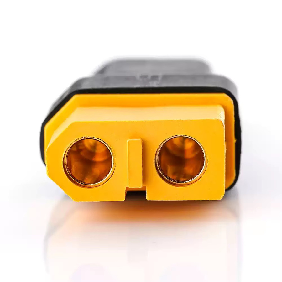 ToolkitRC XT60 auf XT30 Adapterkabel mit Silikondraht 14 AWG in Gelb für RC-Batterien und ESC - Bild 1