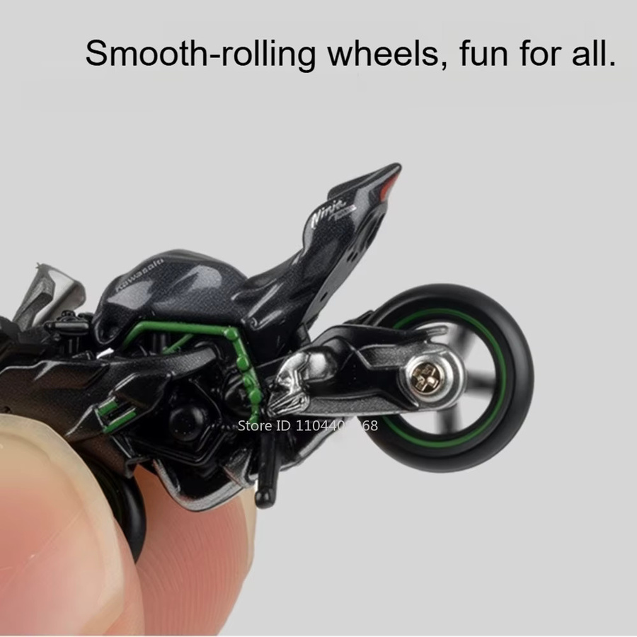 RMZ city Kawasaki H2R Motorradmodell, 1:64, Metall, ab 14 Jahren - Bild 3