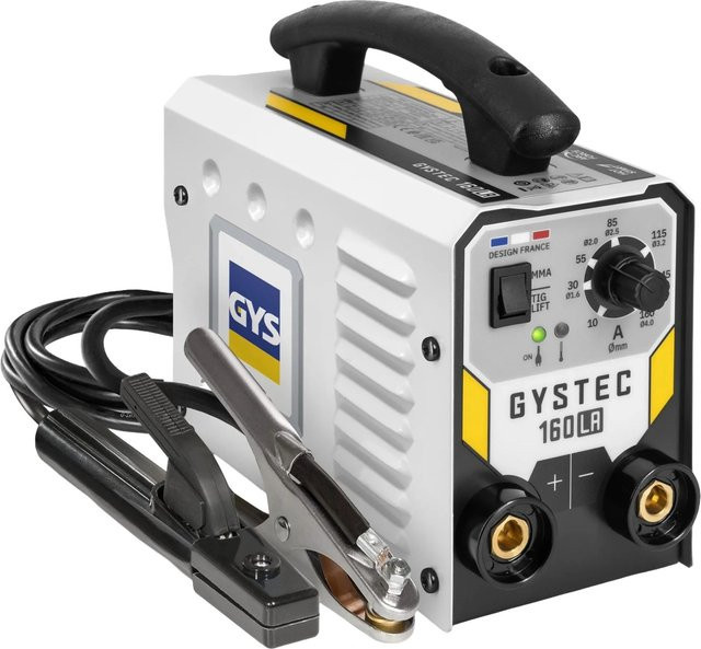 GYS Inverter-Schweißgerät GYSTEC 160 LA MMA/TIG in Weiß/Grau mit 10-160 A - Bild 1