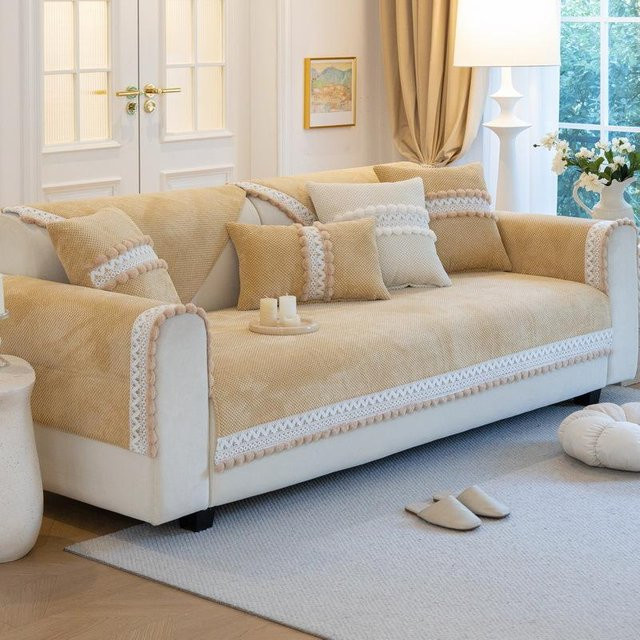 Super Six Plüsch-Sitzkissen quadratisch für dein Cordsofa, B/B: 70 x 70 cm - Bild 1