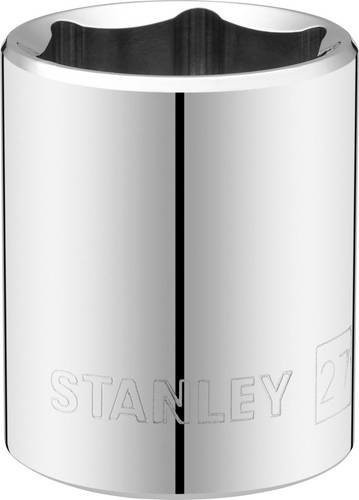 Stanley 6-Kant Stecknuss 27 mm, 1/2 Zoll, Silber - Bild 1