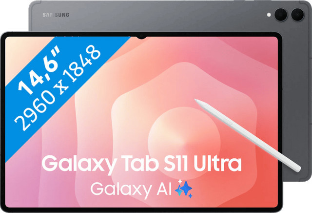 Samsung Galaxy Tab S11 Ultra Tablet Wi-Fi, 14,6 Zoll, 1 TB Speicher, 16 GB RAM, Grau - Bild 1