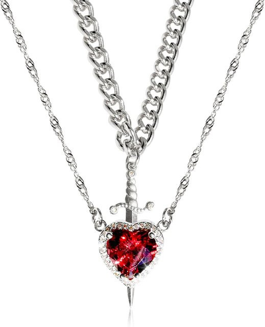 Rui Di Schmuckset, Edelstahl, Zirkonia, Silber, Damen - Bild 1