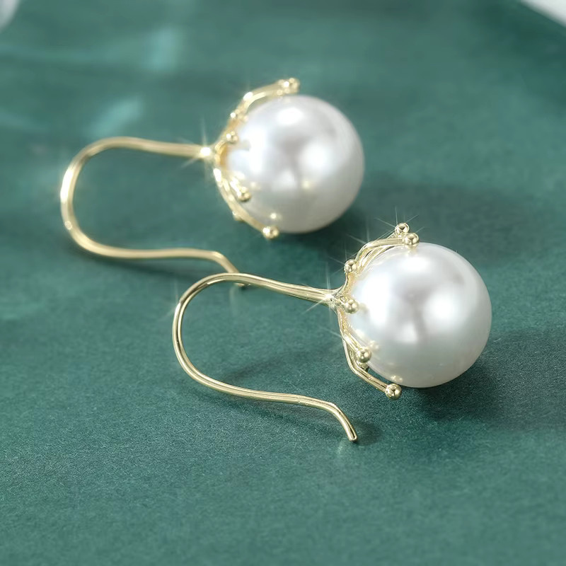 YoYo Ohrringe, Perle, Gold, Damen - Bild 3