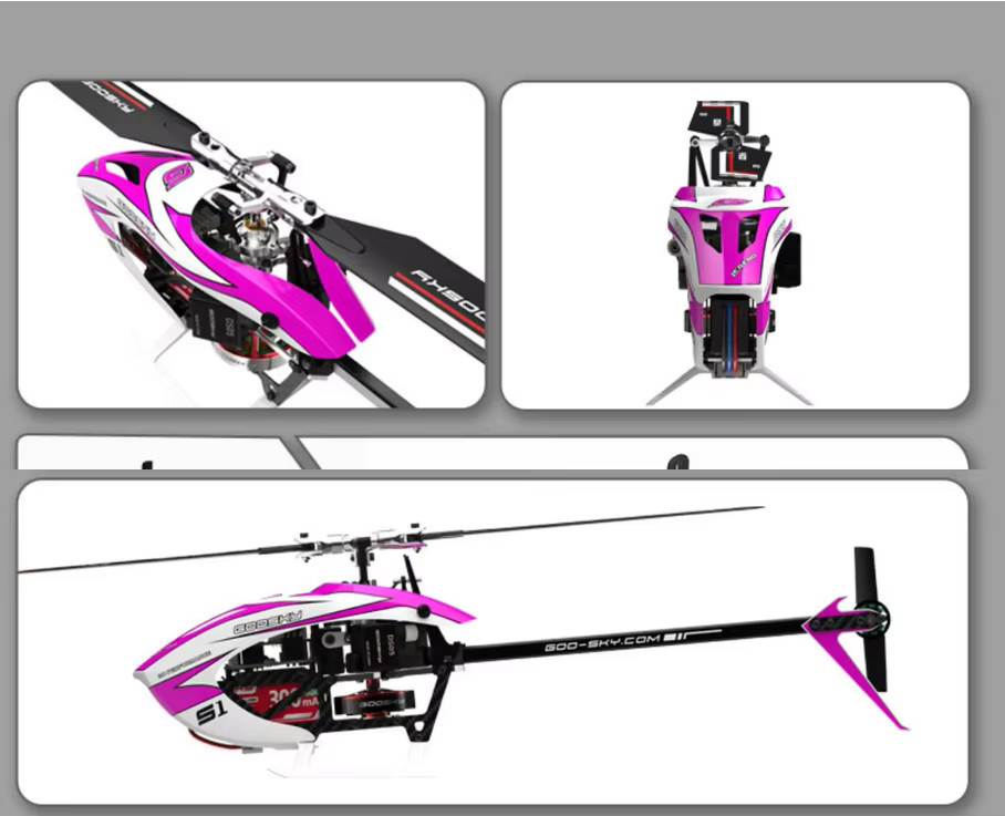 GOOSKY S1 MAX RC Hubschrauber Ersatzteile Zubehör, Verkleidung, Hauptrotor, Motor, Vertikales Heckrohr, ESC - Bild 2