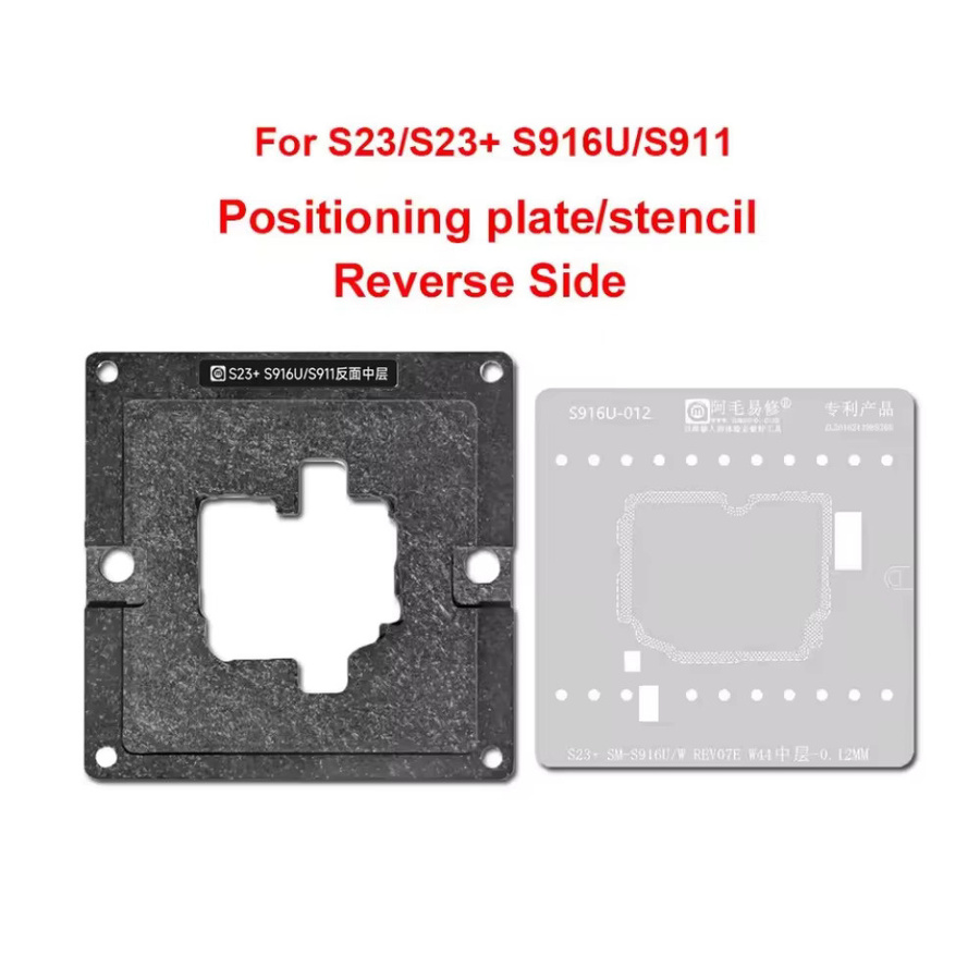 AMAOE Reballing Schablone für Samsung S24 S23 S23+ S901U S906U Reverse Seite Mittlere Schicht Motherboard Reparatur Station - Bild 2