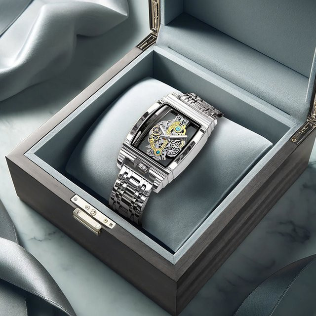CAROTIF Armbanduhr Quarz, Edelstahl, Silber, Herren - Bild 1