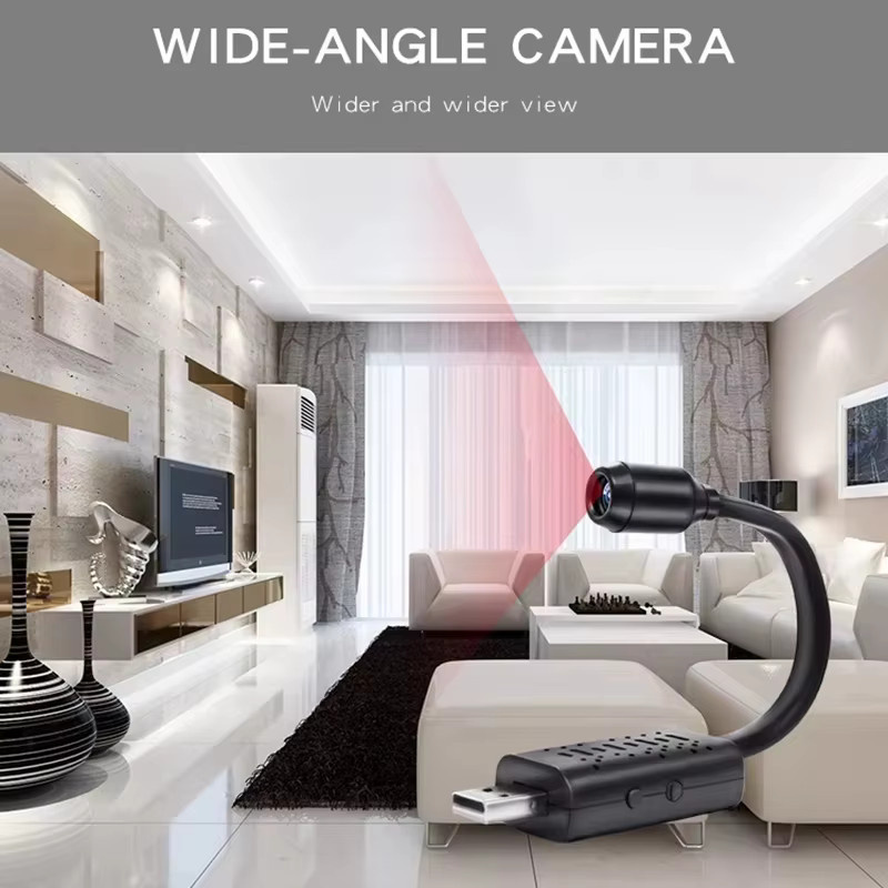 BMAD 4K USB WLAN Überwachungskamera mit flexiblem Objektiv und Bewegungserkennung in Schwarz - Bild 3