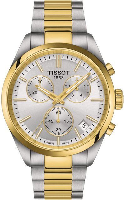 Tissot Chronograph, Quarz, Edelstahl, 40 mm, Herren - Bild 1