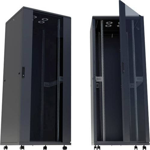 Intellinet 19 Zoll Netzwerkschrank Schwarz RAL 9005 B/H/T: 60 x 172,8 x 60 cm, 36 HE - Bild 1