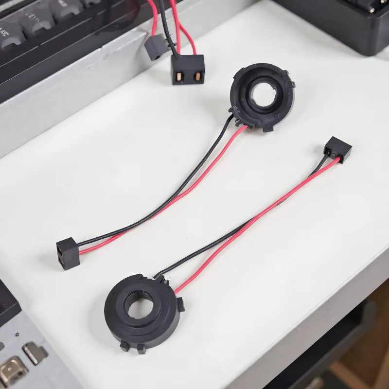 JETTING Scheinwerferbasen-Halterungen H7 LED-Sockel-Adapter für Golf 7 MK7 MK6 Tiguan Sharan Multivan Touran Scirocco Passat B7, 2 Stück, Schwarz - Bild 3