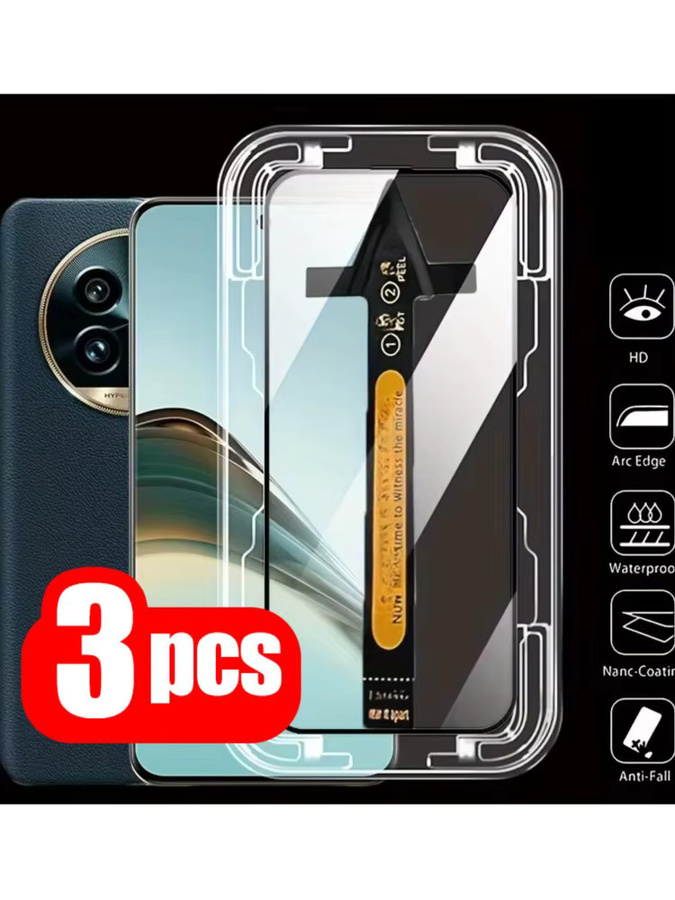 3 Stück Displayschutzfolie für Motorola G54 G55 G84 G75 G35 G56 G87 G37 G15 G17 G86 Power Edge 50 60 70 Pro 70 60 Fusion 60 Neo in Transparent - Bild 5