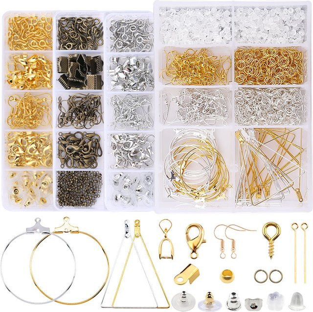 QIAO Schmuck Herstellung Zubehör Kit, Werkzeuge Set, Legierung - Bild 1