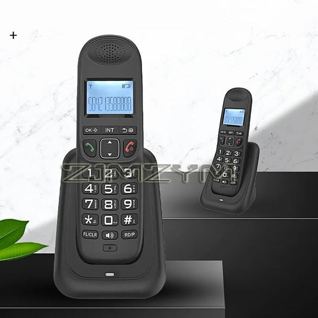 ZJMZYM Digitales Schnurlostelefon in Schwarz mit Anrufer-ID und Freisprecheinrichtung - Bild 1