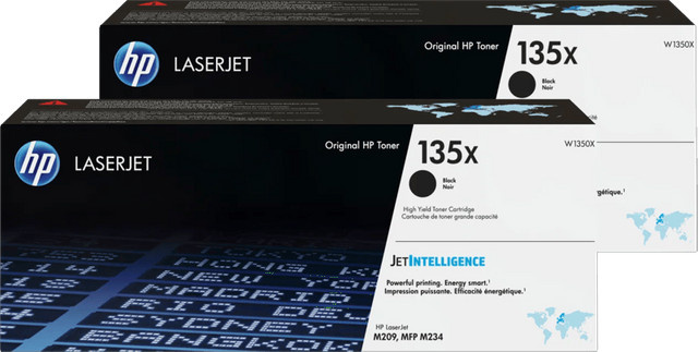 HP 135X LaserJet Toner Schwarz im 2er-Pack für HP LaserJet M209DWe, M209dw, M234dw, M234dwe und M234sdwe - Bild 1