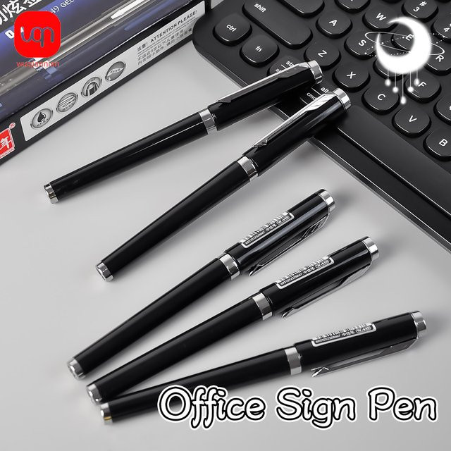 WQN Gelstift Schwarz 0,7 mm Spitze im 4er oder 8er Set für Schule und Büro - Bild 1