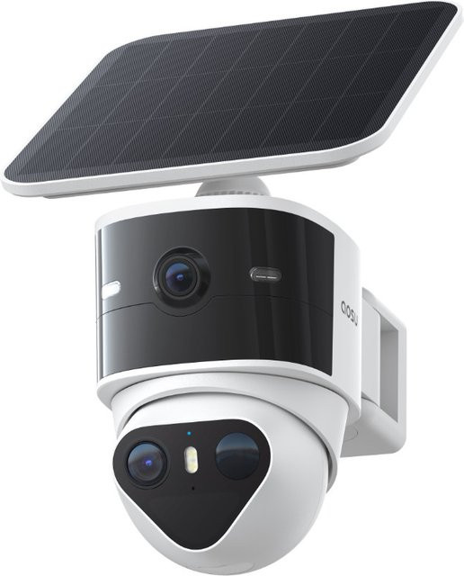 aosu Smart Security SolarCam T2 Pro - 3K-WLAN-Außenkamera mit Schwenk- und Neigefunktion, Weiß - Bild 1