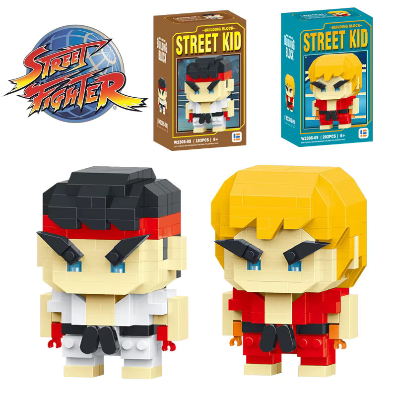 Keeppley Street Fighter Ken Masters Hoshi Ryu, Bausteine, ab 6 Jahren - Bild 2