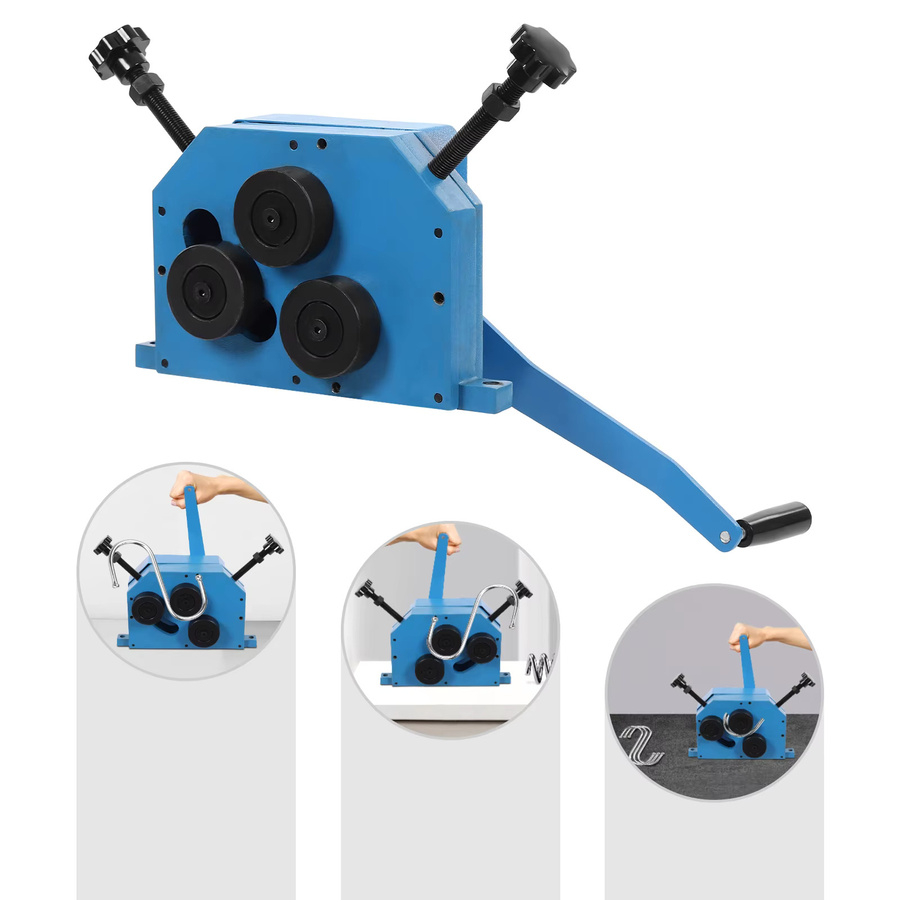 Bymaocar Rundbiegemaschine Metallrollbiegemaschine in Blau für die 360 Grad Metallbearbeitung - Bild 2