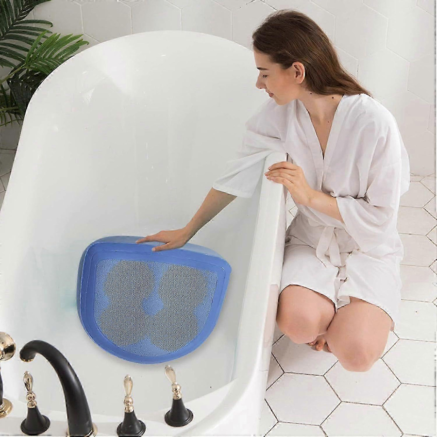 LATILEARN 2er-Pack Aufblasbarer Whirlpool-Sitz aus PVC mit Saugnäpfen für ergonomische Rückenstütze und Komfort, Schwarz - Bild 2