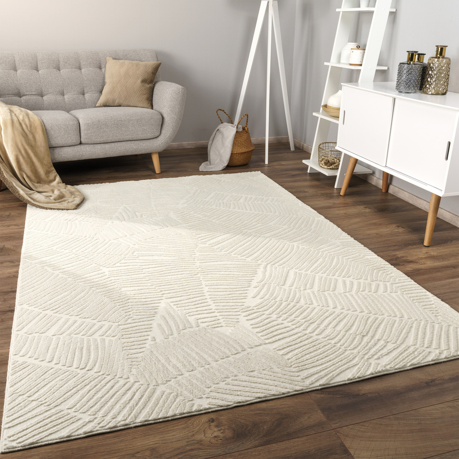 Fellteppich Lelystar in Creme, rechteckiger Kunstfellteppich für dein Wohnzimmer, Breite: 200 cm, Tiefe: 280 cm - Bild 2