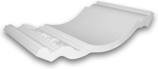 PROFHOME Eckleiste Zierleiste Musterstück in Weiß, Breite: 10 cm - Bild 1