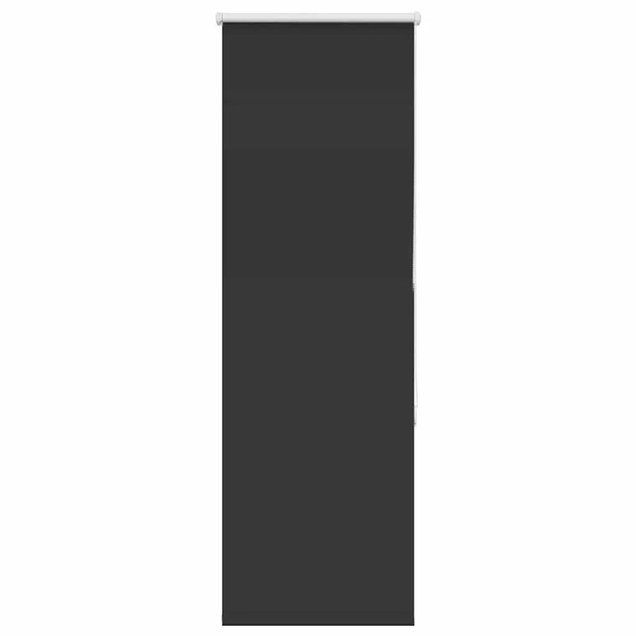 vidaXL Verdunkelungsrollo Schwarz aus Polyester, Breite: 60 cm, Höhe: 130 cm - Bild 2