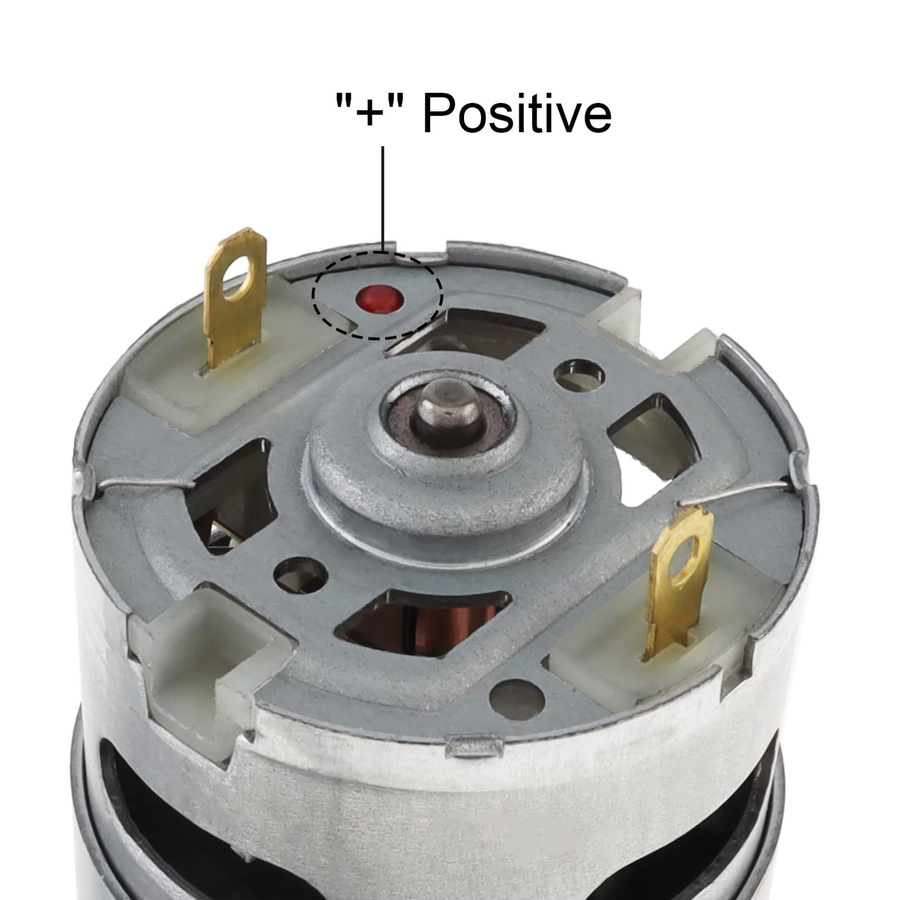 ChgImposs RS550/555 Elektromotor, 10 Zähne, 6V/12V/24V DC, 12000-40000 RPM - Bild 2