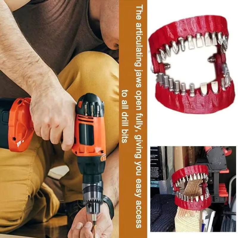 Realmote Lustiger Prothesen-Bohrerhalter für Schraubendreher-Bits, passend für 1/4 Zoll Hex-Bits - Bild 5