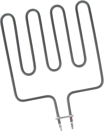 Elektrisches Heizelement für Saunaofen aus Edelstahl in Grau, 2000W, gerade Bauform