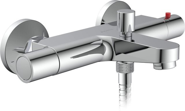 Schütte Vico Thermostat Wannenfüllarmatur aus Messing in Chrom/Silber - Bild 1