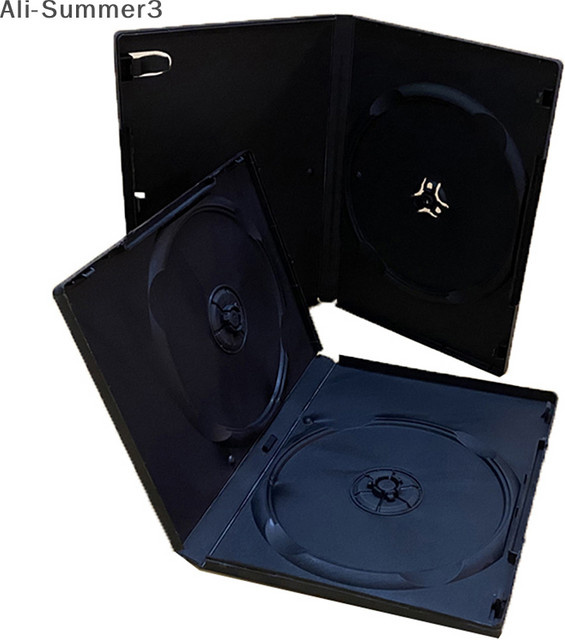 Hochwertige DVD-Box aus PP-Kunststoff in Schwarz für 1–2 Discs - Bild 1